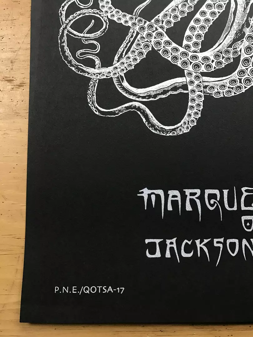 Queens Of The Stone Age - 2003 Emek Poster Jacksonville Marquee 8 Queens Of The Stone Age - 2003 Emek Poster Jacksonville Marquee
