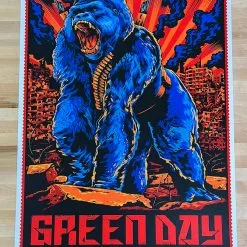 Green Day - 2009 Ken Taylor Poster Duluth, GA Gwinnett