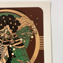 Like A Villain - 2014 Guy Burwell Poster S/N Gig Posters