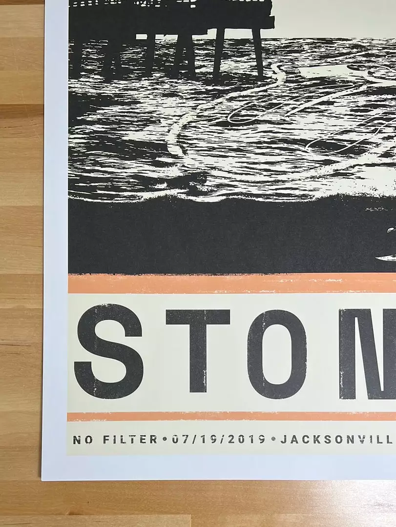 Sold Out Posters Gig Posters Rolling Stones - 2019 Poster No Filter Tour Jacksonville, FL 8 Sold Out Posters Gig Posters Rolling Stones - 2019 Poster No Filter Tour Jacksonville, FL