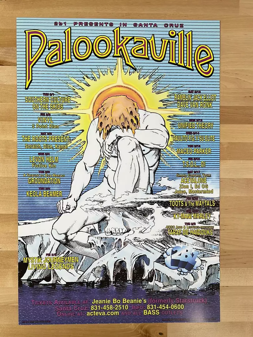 The Artworks MHP 111 February - 2001 Poster Palookaville Santa Cruz, CA 1st Gig Posters 4 The Artworks MHP 111 February - 2001 Poster Palookaville Santa Cruz, CA 1st Gig Posters