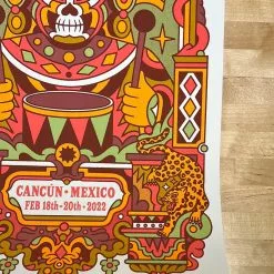 Gig Posters Dave Matthews Band - 2022 Bene Rohlmann Poster Cancun N2