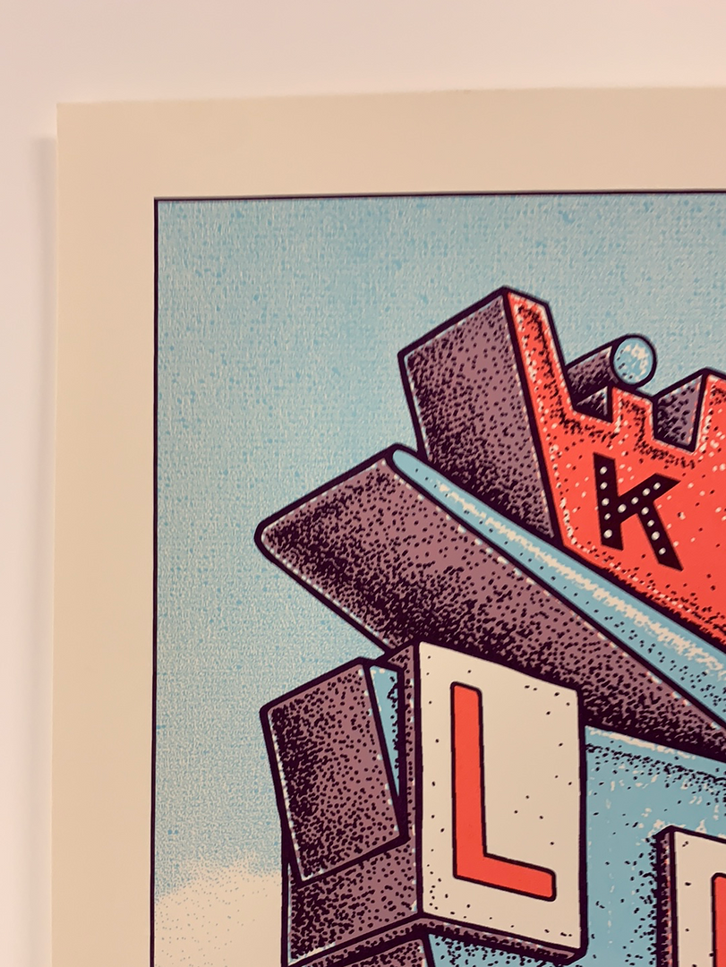 Kings Of Leon - 2017 Tyler Skaggs Poster Cincinnati, OH Riverbend 5 Kings Of Leon - 2017 Tyler Skaggs Poster Cincinnati, OH Riverbend