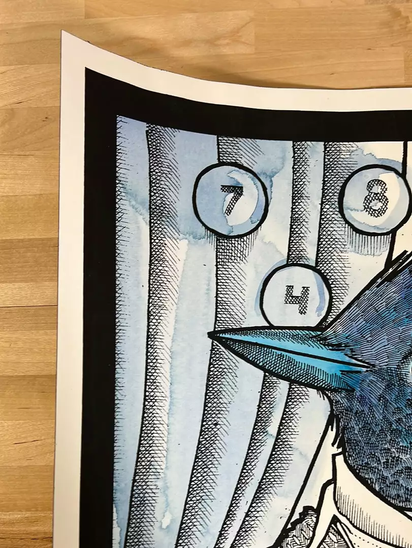 Jack White - 2022 Jay Ryan Poster Cincinnati, OH Watercolor 5 Jack White - 2022 Jay Ryan Poster Cincinnati, OH Watercolor