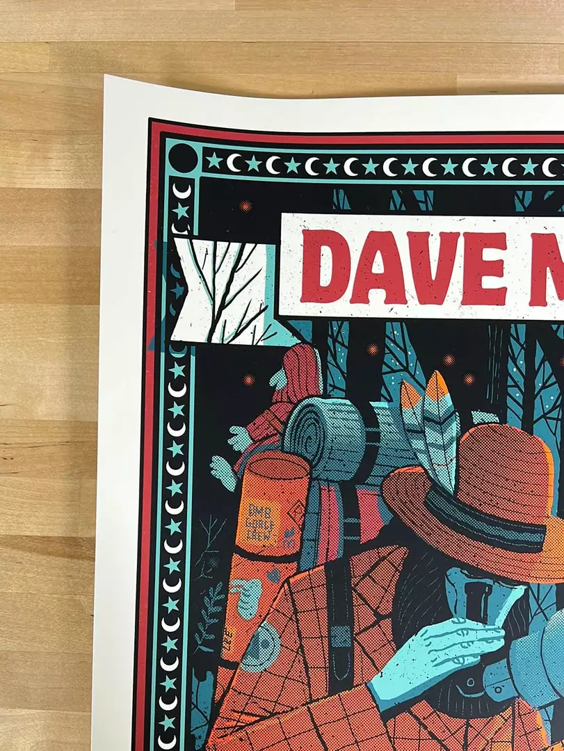 Methane Studios Dave Matthews Band - 2021 Methane Poster George, WA 9/3 5 Methane Studios Dave Matthews Band - 2021 Methane Poster George, WA 9/3