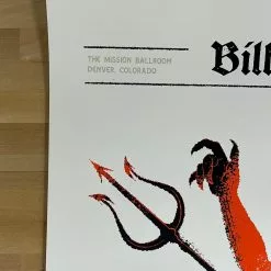 Billy Strings - 2021 Delicious Design League Poster Denver, CO 10/16 AP Colorado