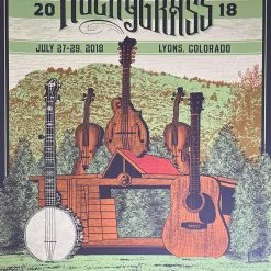 Colorado Rockygrass - 2018 Status Serigraph Poster Lyons, CO