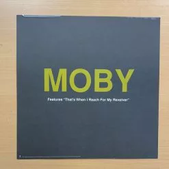 Sold Out Posters Moby - 1997 Original Vinyl Poster Insert 12x12 Record Art