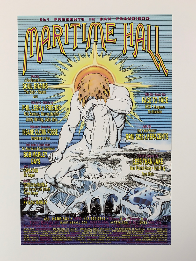 Greg Coiner Gig Posters MHP 110 Phil Lesh & Friends - 2001 Poster Maritime Hall San Fran 1st 4 Greg Coiner Gig Posters MHP 110 Phil Lesh & Friends - 2001 Poster Maritime Hall San Fran 1st