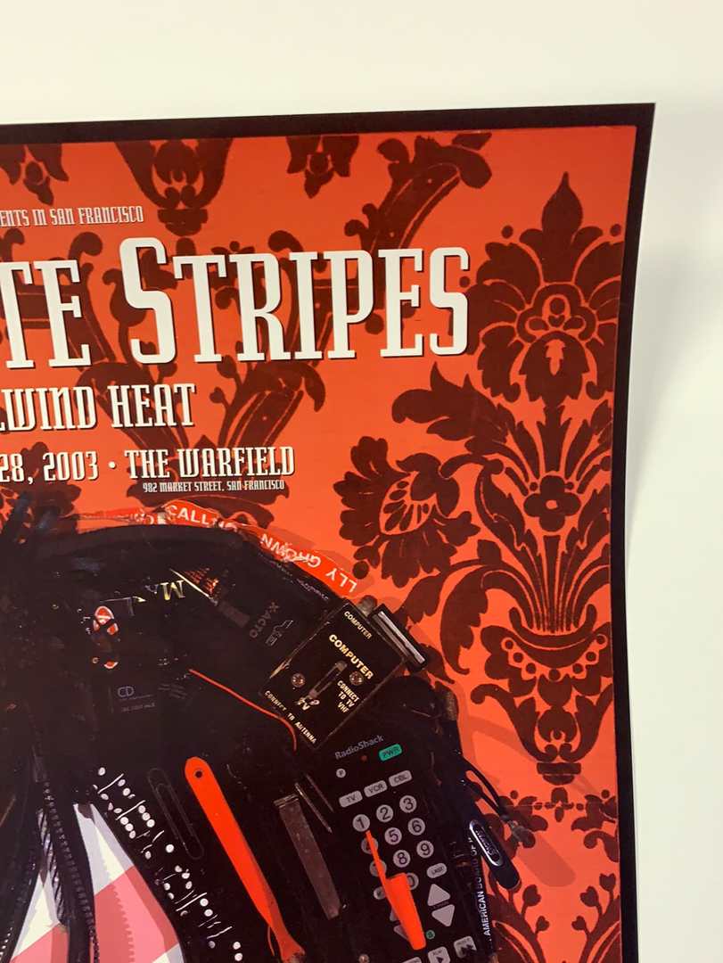 Gig Posters The White Stripes - 2003 4/28 Poster Jason Mecier Warfield Theatre San Fran 1st 6 Gig Posters The White Stripes - 2003 4/28 Poster Jason Mecier Warfield Theatre San Fran 1st