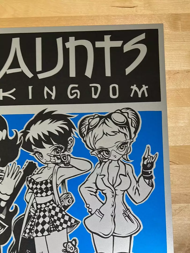 Red Aunts - 1995 Alan Forbes Poster Los Angeles, CA Roxy 6 Red Aunts - 1995 Alan Forbes Poster Los Angeles, CA Roxy