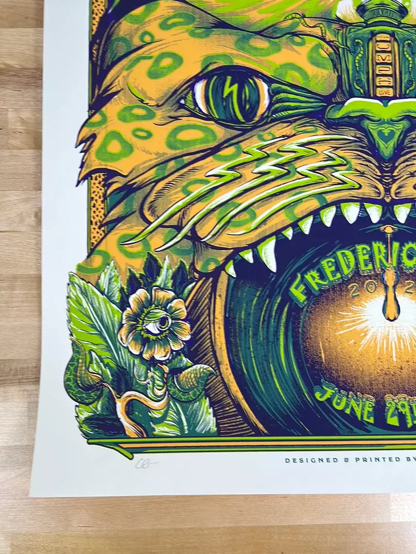 Half Hazzard Press Gig Posters Umphrey's McGee - 2021 Half Hazard Poster Frederick, MD 8 Half Hazzard Press Gig Posters Umphrey's McGee - 2021 Half Hazard Poster Frederick, MD