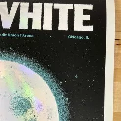 Jack White - 2022 The Silent Giants Poster Chicago, IL Variant