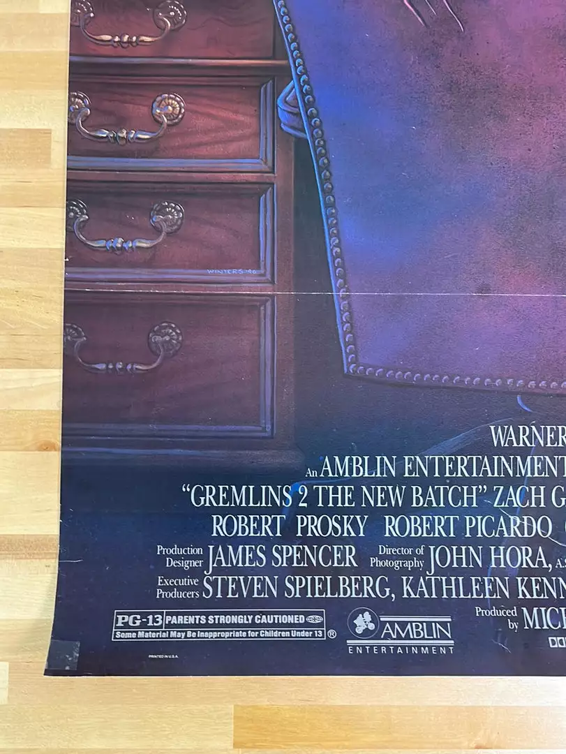 Sold Out Posters Gremlins 2 - 1990 One Sheet Movie Poster Original Vintage 27x40 Movie/TV Posters 8 Sold Out Posters Gremlins 2 - 1990 One Sheet Movie Poster Original Vintage 27x40 Movie/TV Posters