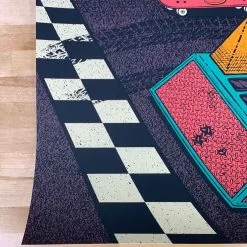 Billy Strings - 2021 Status Serigraph Poster Columbia, SC 4/1