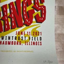 Gig Posters Billy Strings - 2021 Furturtle Show Prints Poster Schaumburg, IL 6/11