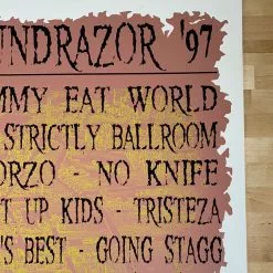 TAZ KXLU Fundraiser - 1997 T.A.Z. Poster Los Angeles, CA 1st Ed Gig Posters