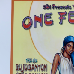 Sold Out Posters MHP 126 One Festival - 2001 Poster Maritime Hall San Fran 1st Gig Posters