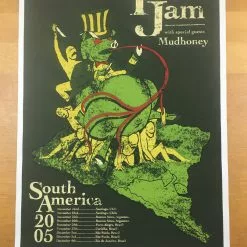 Gig Posters Pearl Jam - 2005 Brad Klausen Poster South America 11 Gig Posters Pearl Jam - 2005 Brad Klausen Poster South America