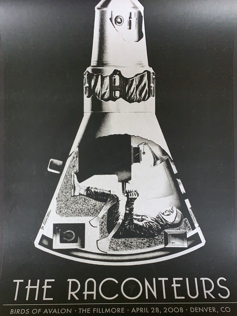The Raconteurs - 2008 Rob Jones Poster Denver, CO The Fillmore Colorado 3 The Raconteurs - 2008 Rob Jones Poster Denver, CO The Fillmore Colorado