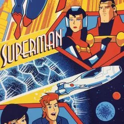 Superman: The Animated Series - 2017 Scott Derby Poster Art Print