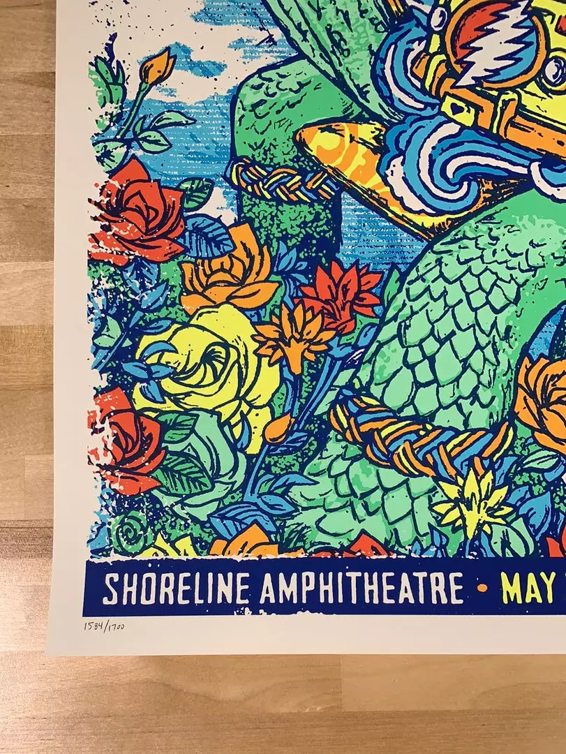 Gregg Gordon Gig Posters Dead & Company - 2019 Gigart Poster Mountain View, CA 8 Gregg Gordon Gig Posters Dead & Company - 2019 Gigart Poster Mountain View, CA