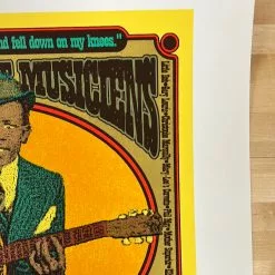 Crossroads Guitar Festival - 2004 Chuck Sperry Poster, Eric Clapton Paris