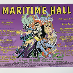 MHP 24 Maritime Hall - 1996 Amanda Connor Poster November San Fran 1st Gig Posters