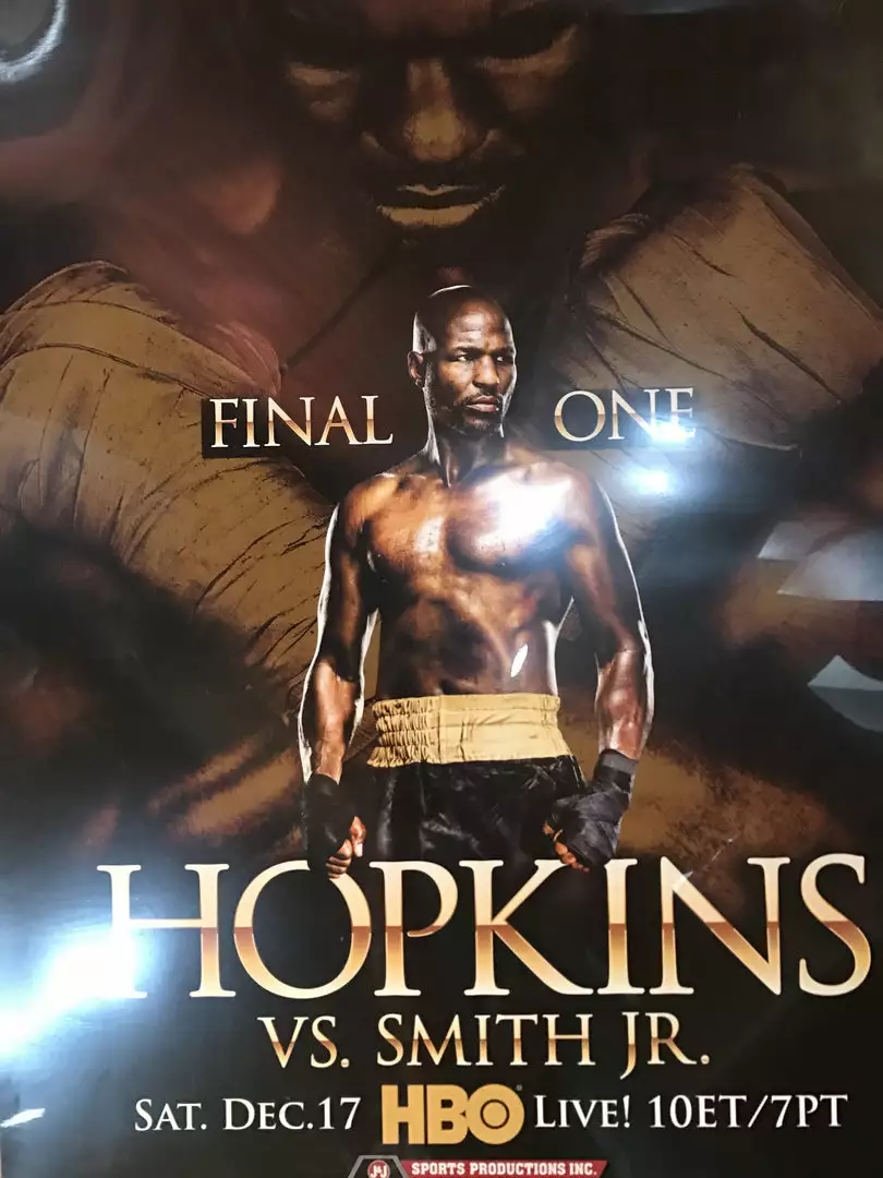 Sold Out Posters Boxing Poster Hopkins Vs. Smith Jr. HBO PPV Poster 3 Sold Out Posters Boxing Poster Hopkins Vs. Smith Jr. HBO PPV Poster