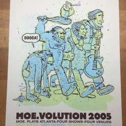 Moe. - 2005 Methane Studios Poster Atlanta, GA Volution