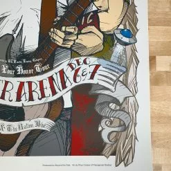 Foo Fighters - 2005 Rhys Cooper Poster Melbourne, AUS Gig Posters