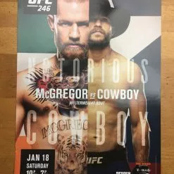 Sold Out Posters UFC 256 - 2020 Poster McGregor Vs Cowboy