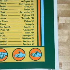 Gig Posters Deer Tick & Delta Spirit - 2021 Matt Cliff Poster Friend Ship Tour Print