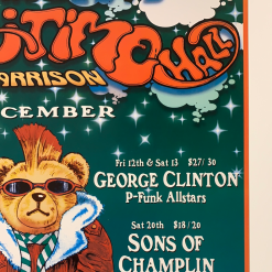 Kathie Hughston Gig Posters MHP 41 George Clinton - 1997 Poster Maritime Hall San Fran 1st 11 Kathie Hughston Gig Posters MHP 41 George Clinton - 1997 Poster Maritime Hall San Fran 1st