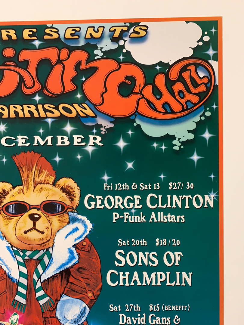 Kathie Hughston Gig Posters MHP 41 George Clinton - 1997 Poster Maritime Hall San Fran 1st 6 Kathie Hughston Gig Posters MHP 41 George Clinton - 1997 Poster Maritime Hall San Fran 1st