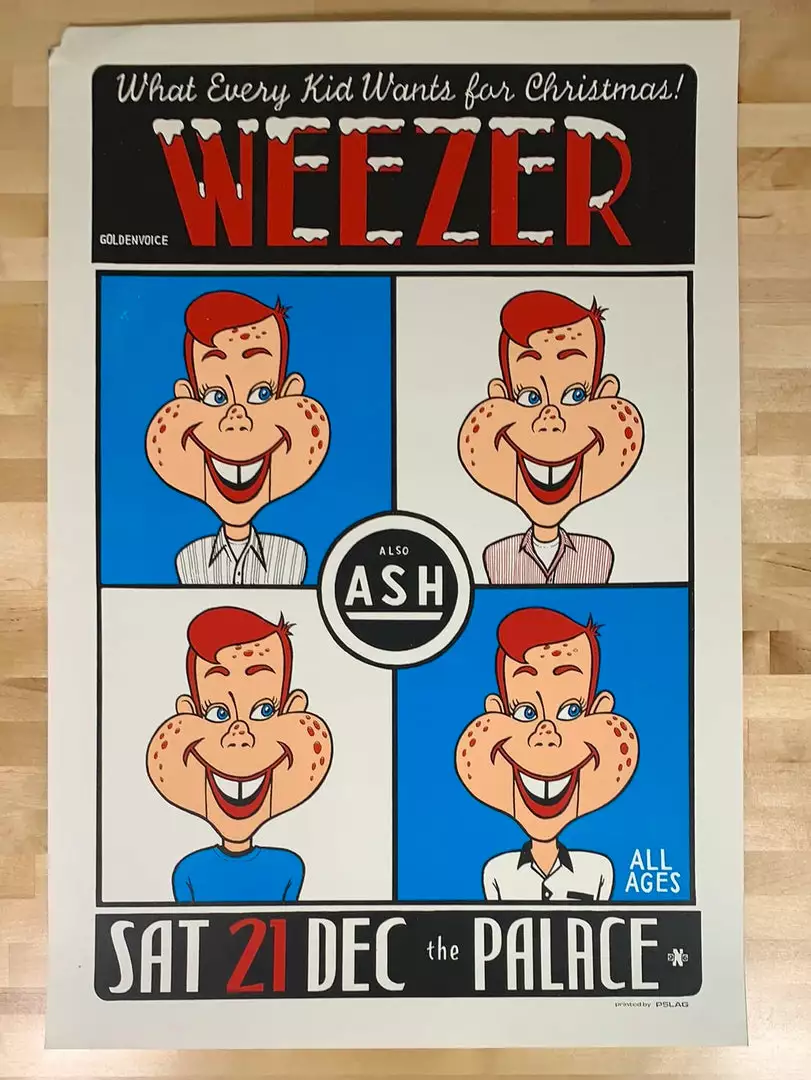 Weezer - 1996 Pslag Poster Hollywood, CA The Palace 4 Weezer - 1996 Pslag Poster Hollywood, CA The Palace
