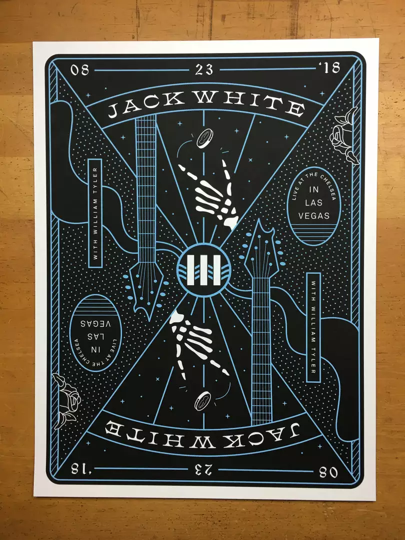 Jack White - 2018 Matthew Jacobson Poster Las Vegas, NV 3 Of Hearts The Chelsea 5 Jack White - 2018 Matthew Jacobson Poster Las Vegas, NV 3 Of Hearts The Chelsea