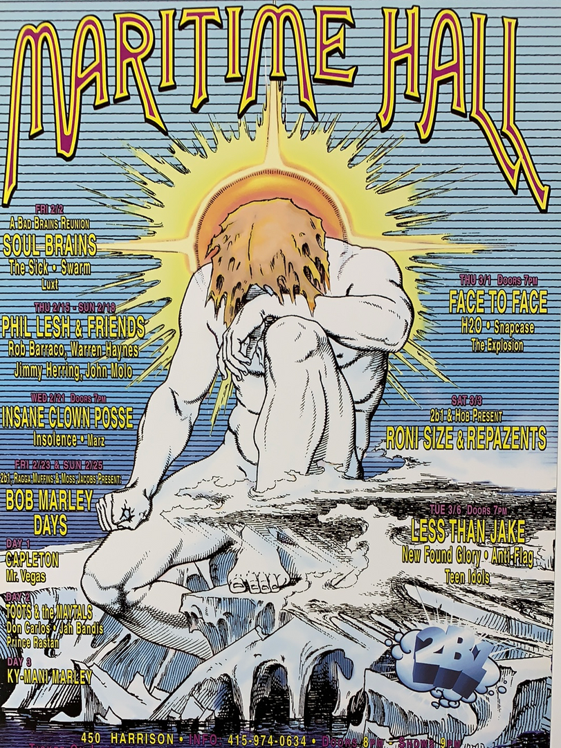 Greg Coiner Gig Posters MHP 110 Phil Lesh & Friends - 2001 Poster Maritime Hall San Fran 1st 3 Greg Coiner Gig Posters MHP 110 Phil Lesh & Friends - 2001 Poster Maritime Hall San Fran 1st