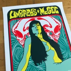 Umphrey's McGee - 2017 Jermaine Rogers Poster Atlanta, Chastain Park Amphitheatr Gig Posters