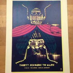 Gig Posters Thirty Seconds To Mars - 2010 Methane Studios Poster Berlin, Germany The Arena 11 Gig Posters Thirty Seconds To Mars - 2010 Methane Studios Poster Berlin, Germany The Arena