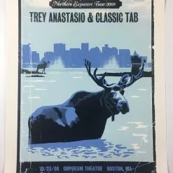Gig Posters Trey Anastasio - 2008 Methane Studios Poster Boston, MA Orpheum Theatre