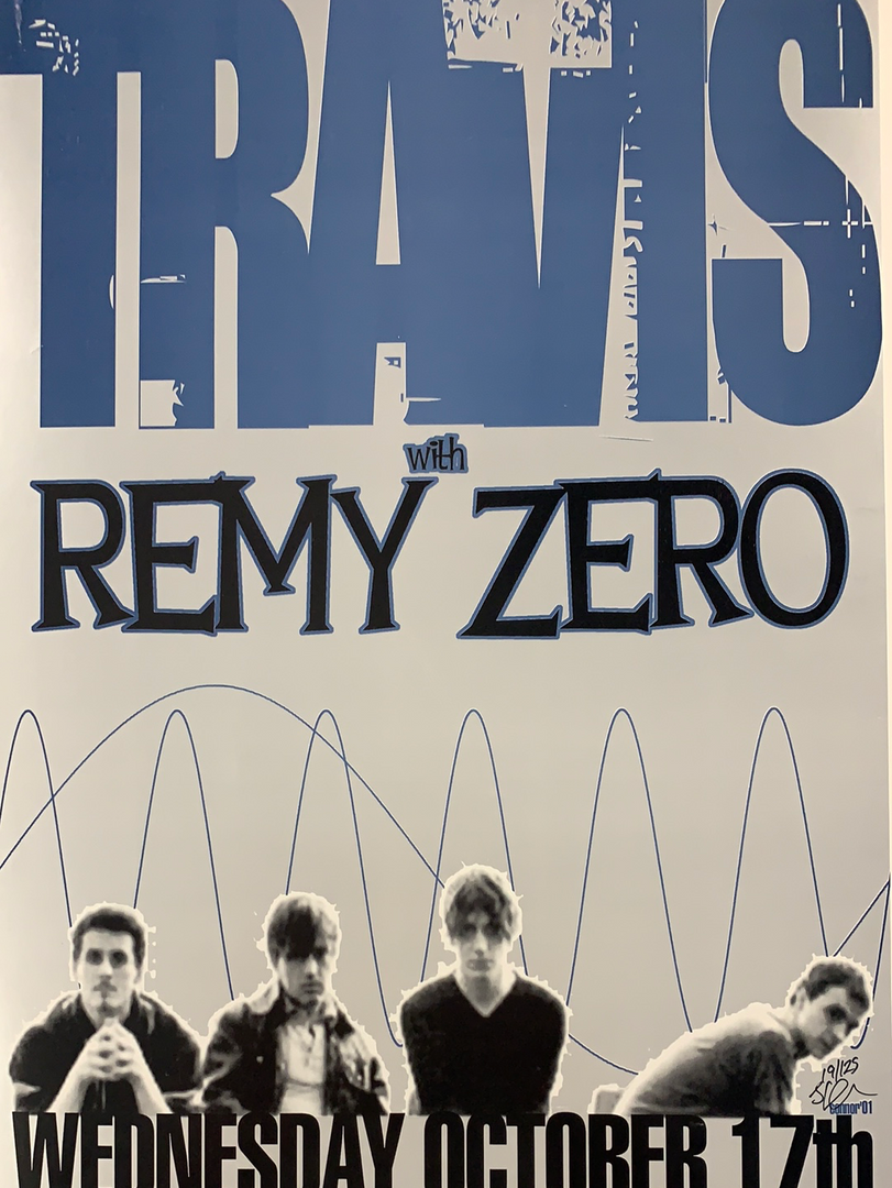 Travis - 2001 Jared Connor Poster Austin, TX Stub's BBQ 3 Travis - 2001 Jared Connor Poster Austin, TX Stub's BBQ