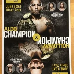 Sold Out Posters UFC 212 Poster - Aldo Vs Holloway