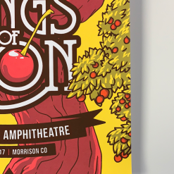 Colorado Kings Of Leon - 2017 Florey Poster Morrison, CO Red Rocks 12 Colorado Kings Of Leon - 2017 Florey Poster Morrison, CO Red Rocks