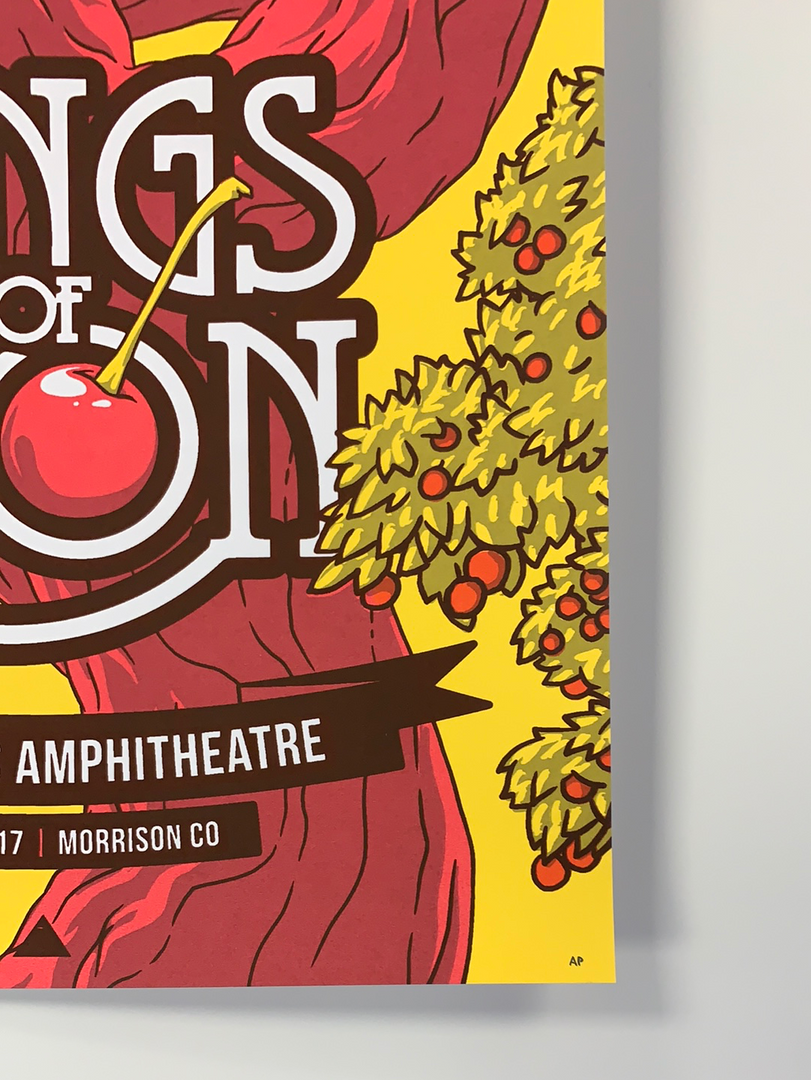 Colorado Kings Of Leon - 2017 Florey Poster Morrison, CO Red Rocks 7 Colorado Kings Of Leon - 2017 Florey Poster Morrison, CO Red Rocks