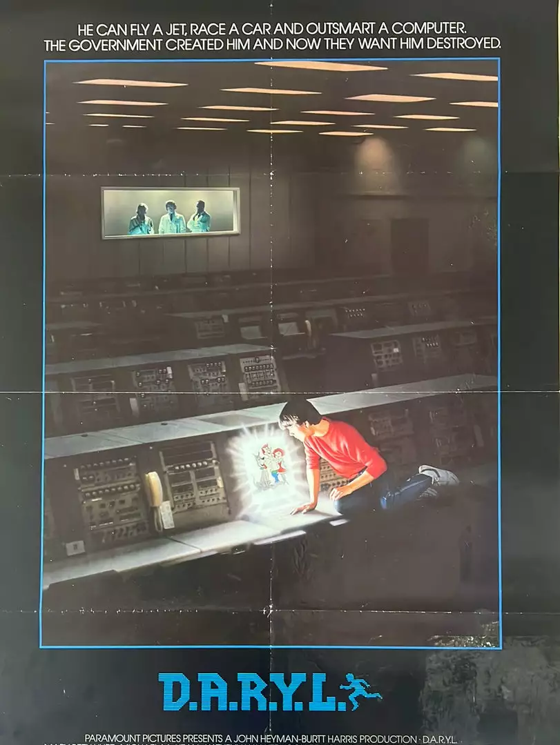 Sold Out Posters D.A.R.Y.L. - 1985 One Sheet Movie Poster Original Vintage 27x40 Movie/TV Posters 3 Sold Out Posters D.A.R.Y.L. - 1985 One Sheet Movie Poster Original Vintage 27x40 Movie/TV Posters