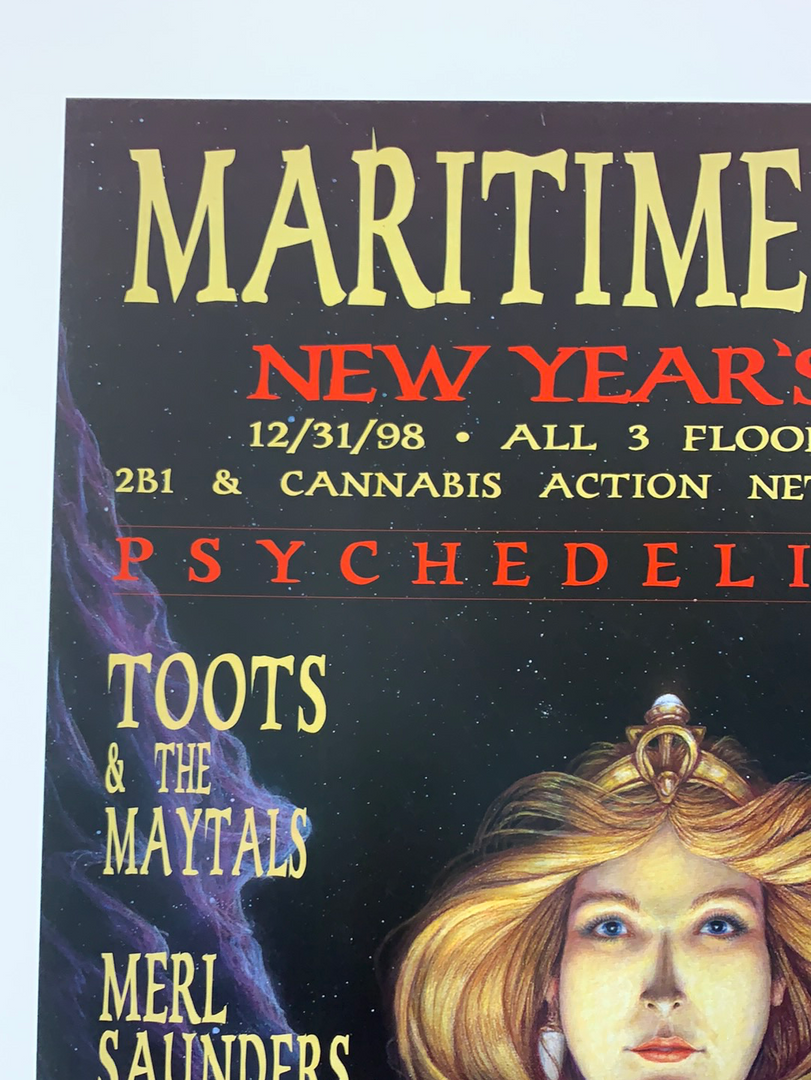 The Artworks MHP 55 New Year's Eve - 1998 Poster Maritime Hall San Fran 1st Gig Posters 5 The Artworks MHP 55 New Year's Eve - 1998 Poster Maritime Hall San Fran 1st Gig Posters