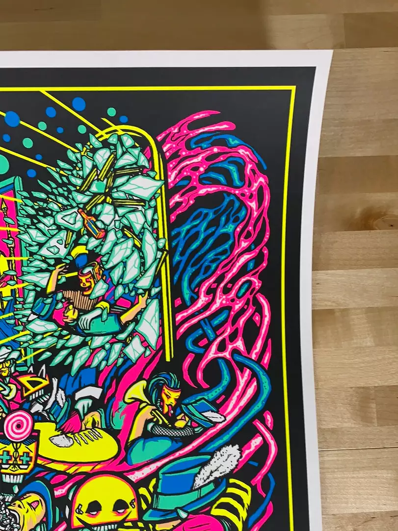 Queens Of The Stone Age - 2017 Brad Klausen Poster Salt Lake City AP 6 Queens Of The Stone Age - 2017 Brad Klausen Poster Salt Lake City AP