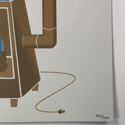 Yonder Mountain String Band - 2009 Justin Fuller Poster Boulder, CO Fox Theatre Colorado