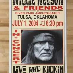 Willie Nelson - 2004 Franks Brothers 7/1 Poster Tulsa, OK Gig Posters